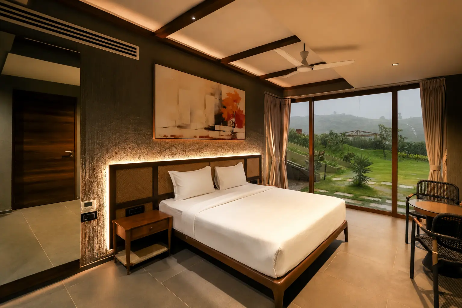 Forest villa interior