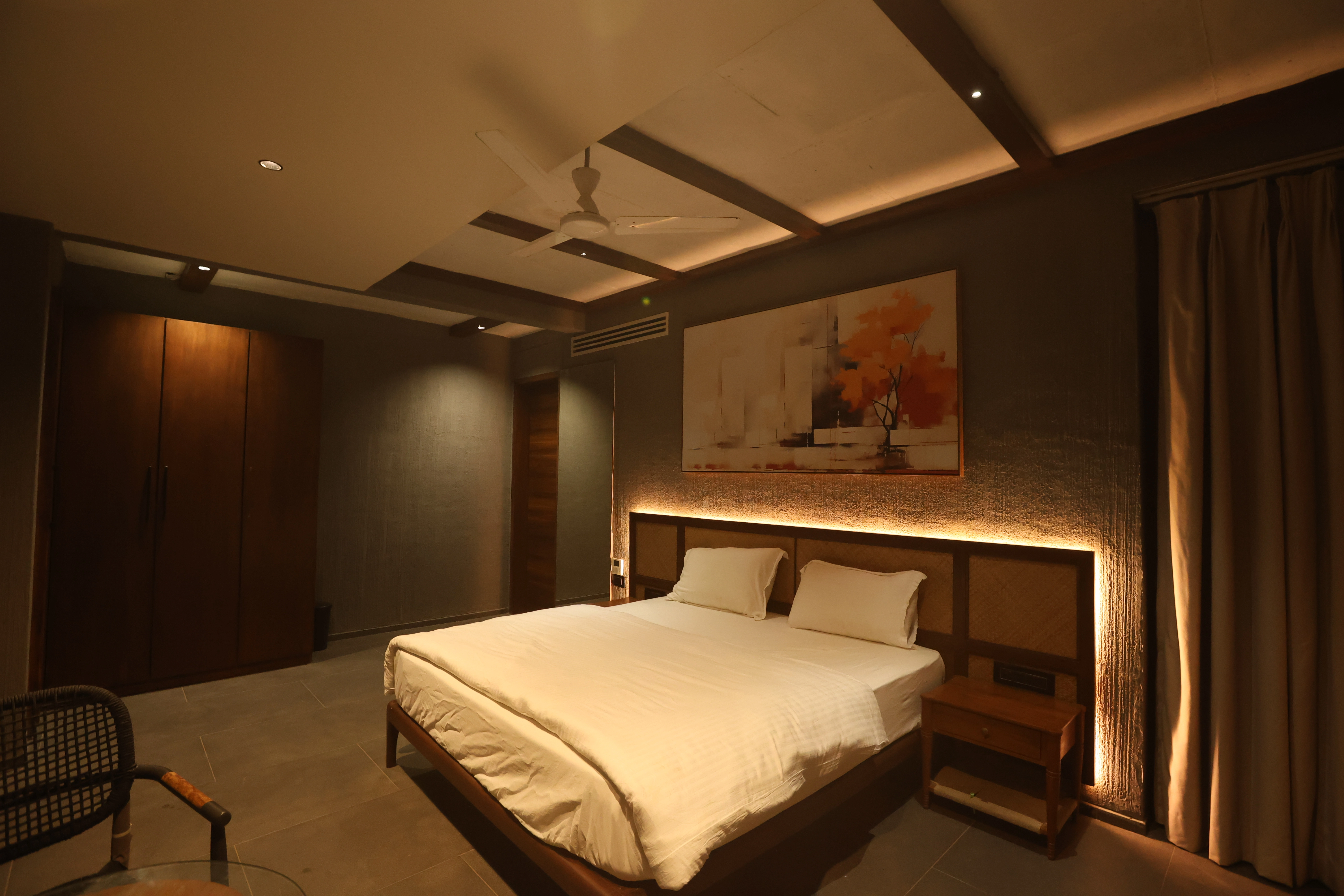 Forest villa bedroom