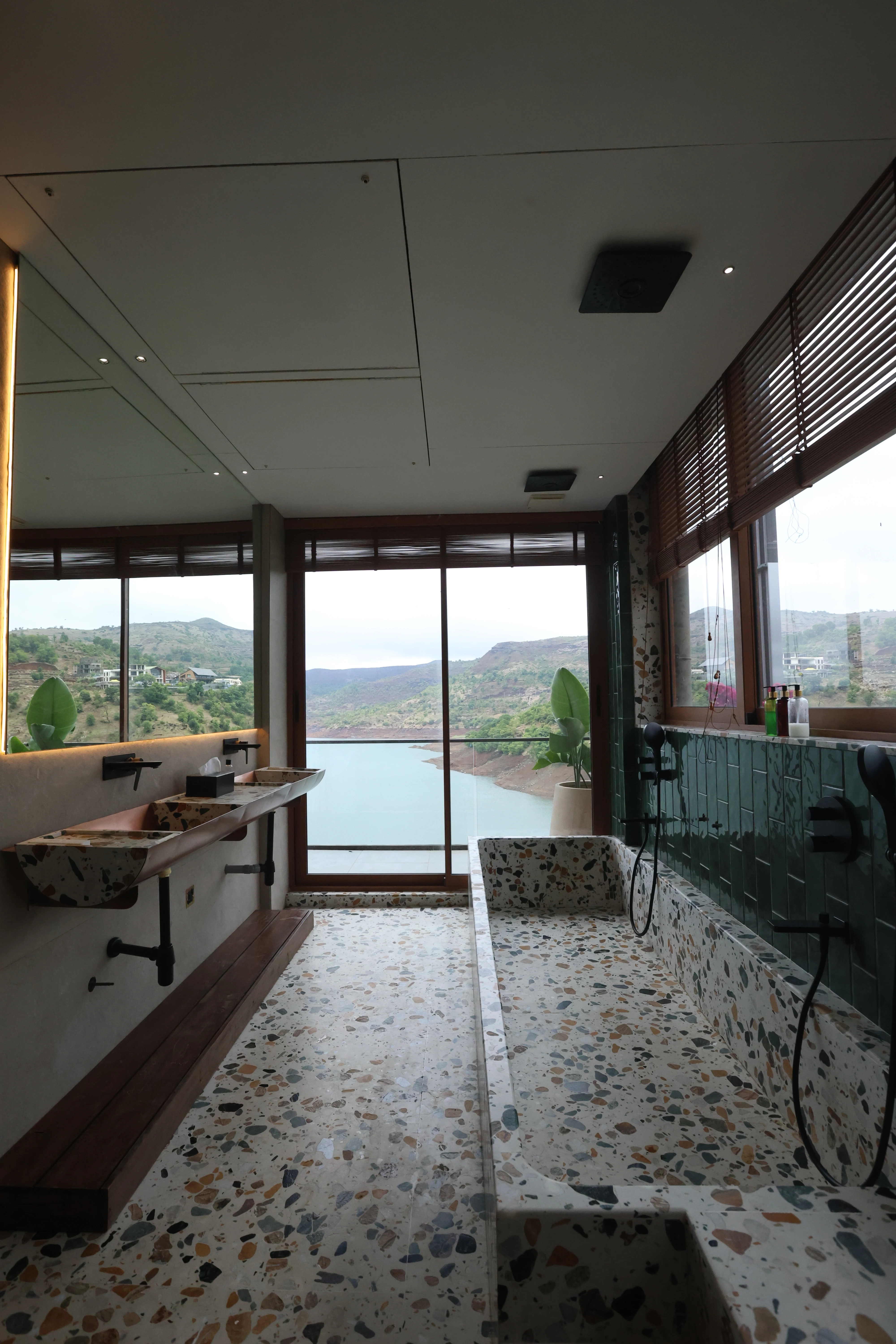 Sunset villa pool