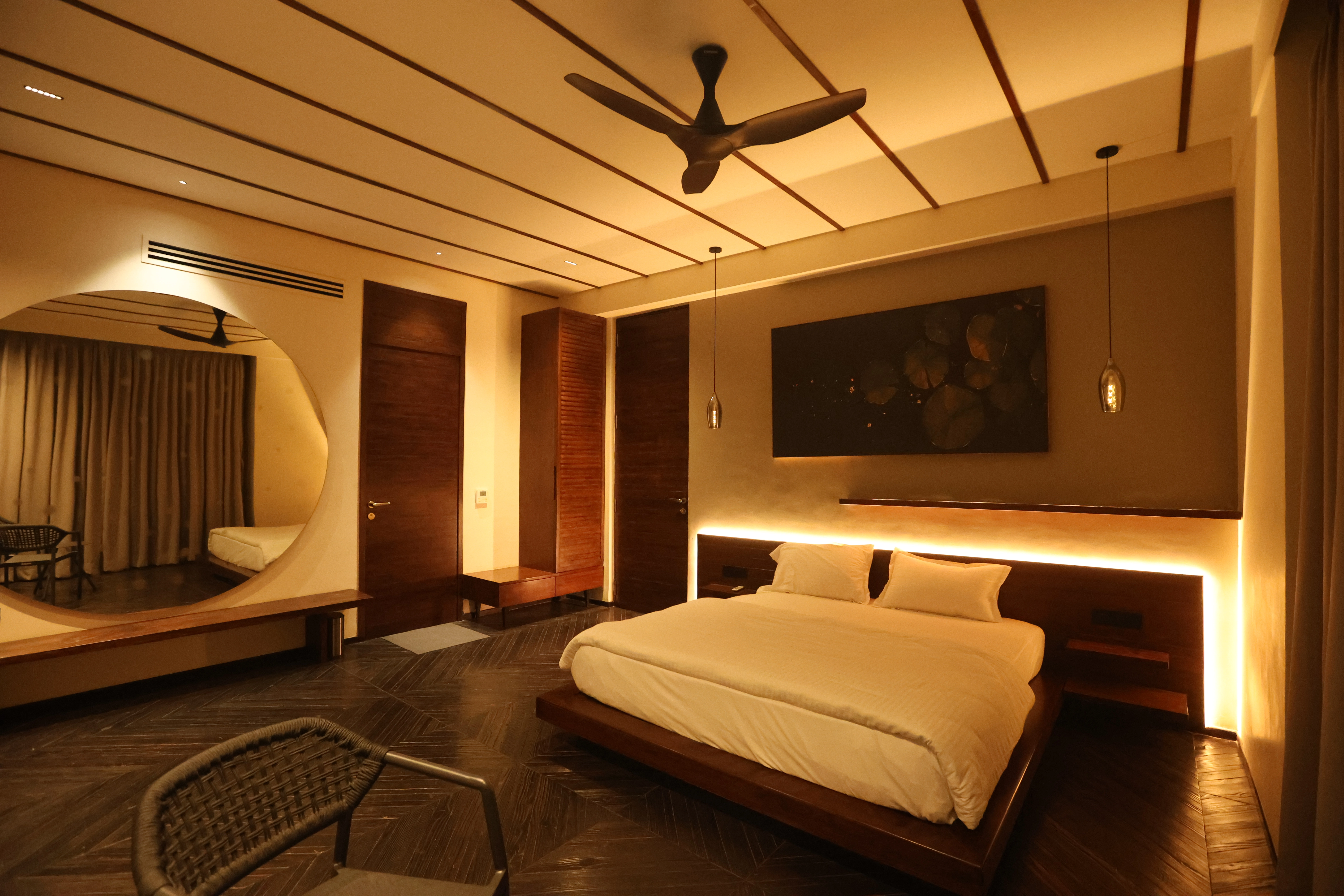 Sunset villa bedroom
